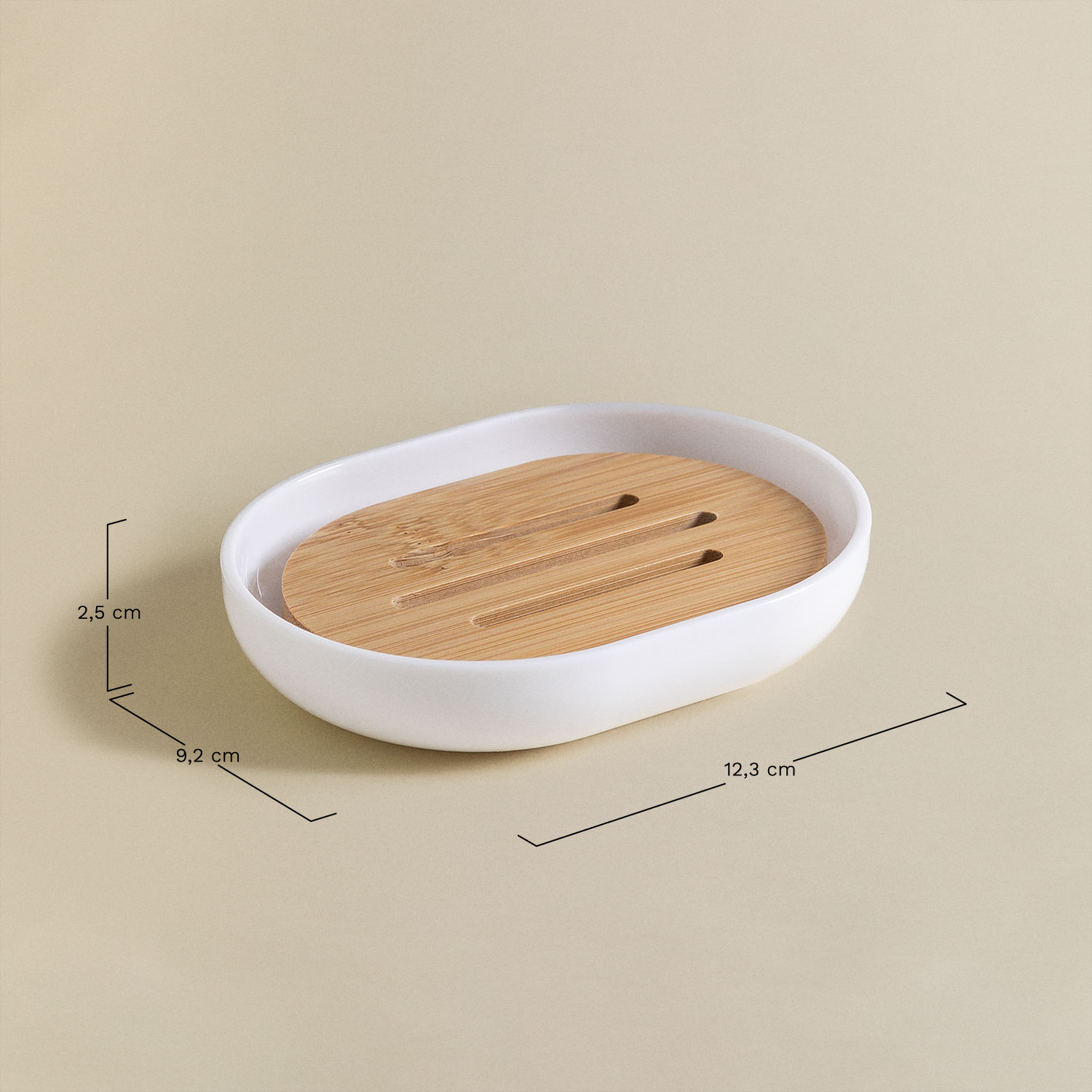 Ulysse soap dish, medidas