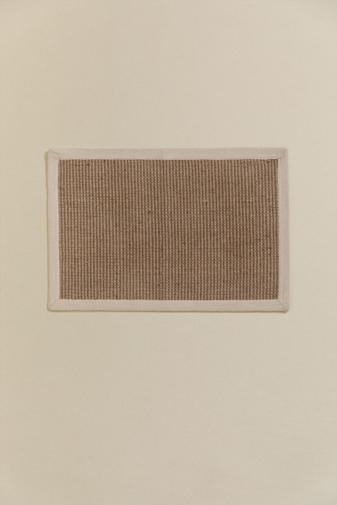 Rectangular doormat 40x60 in jute Gimendy
