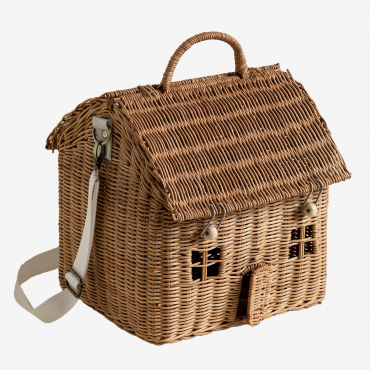 Jausy Kids Rattan Picnic Basket Natural - Sklum