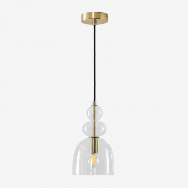 Bezany Crystal Pendant Ceiling Lamp Clear - Sklum