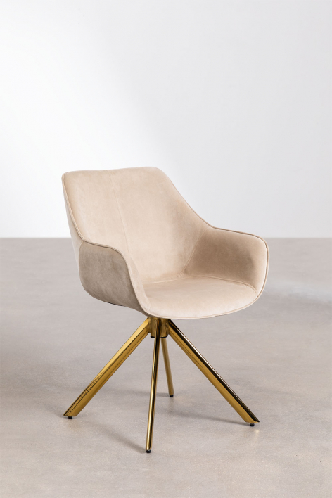 Lucy velvet dining chair