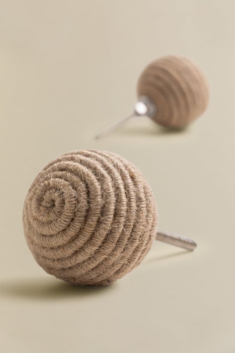 Set of 2 Leryn jute handles