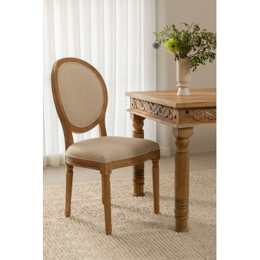 Kohut linen deals upholstered dining chair