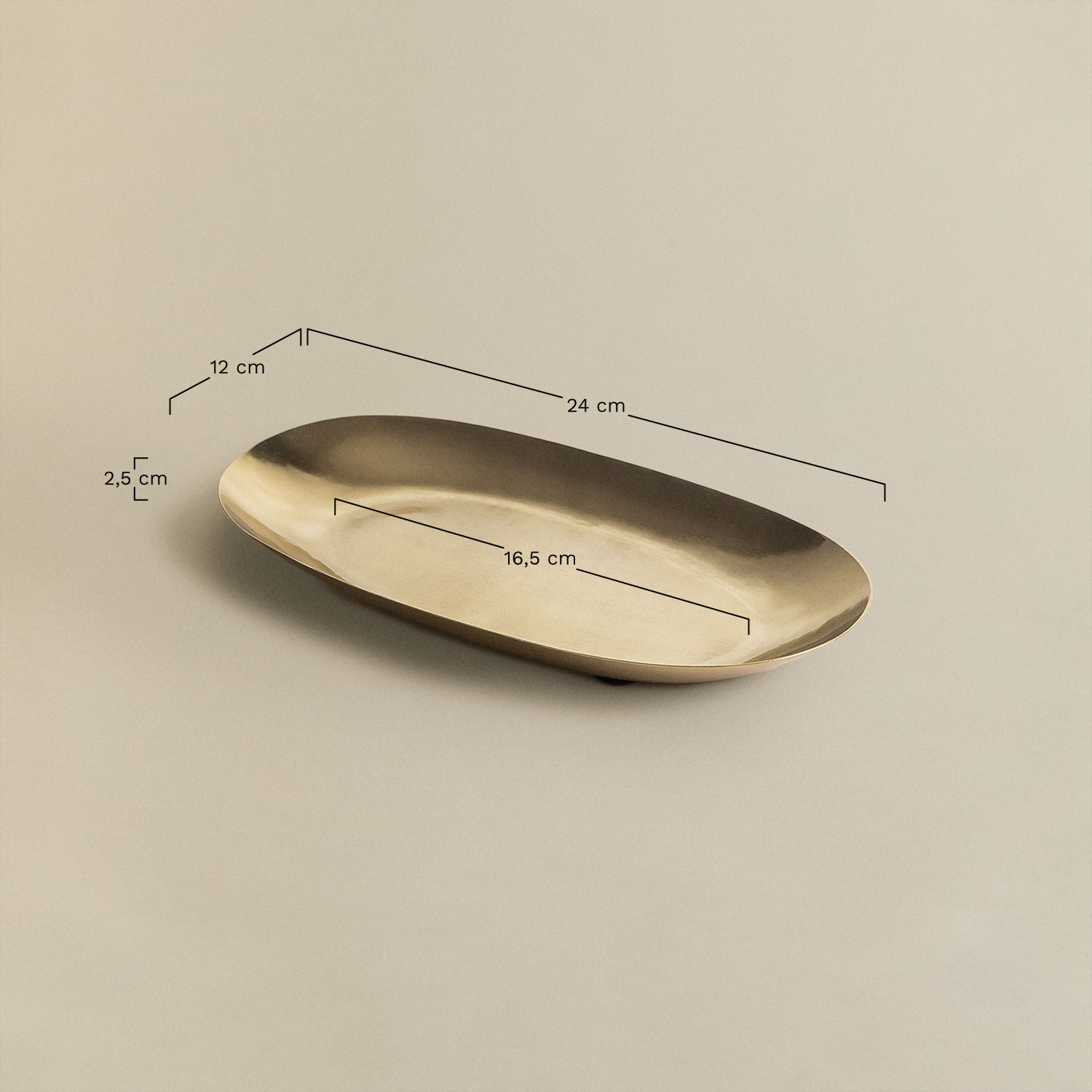 Decorative Metal Tray Ketina SKLUM