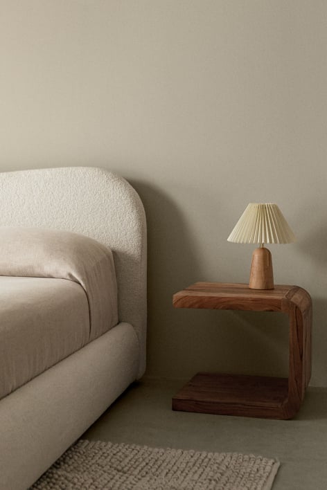 Vacry wooden bedside table 40x45 cm