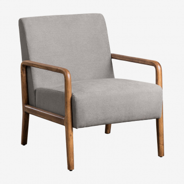 Maylene Armchair Light Grey - Sklum