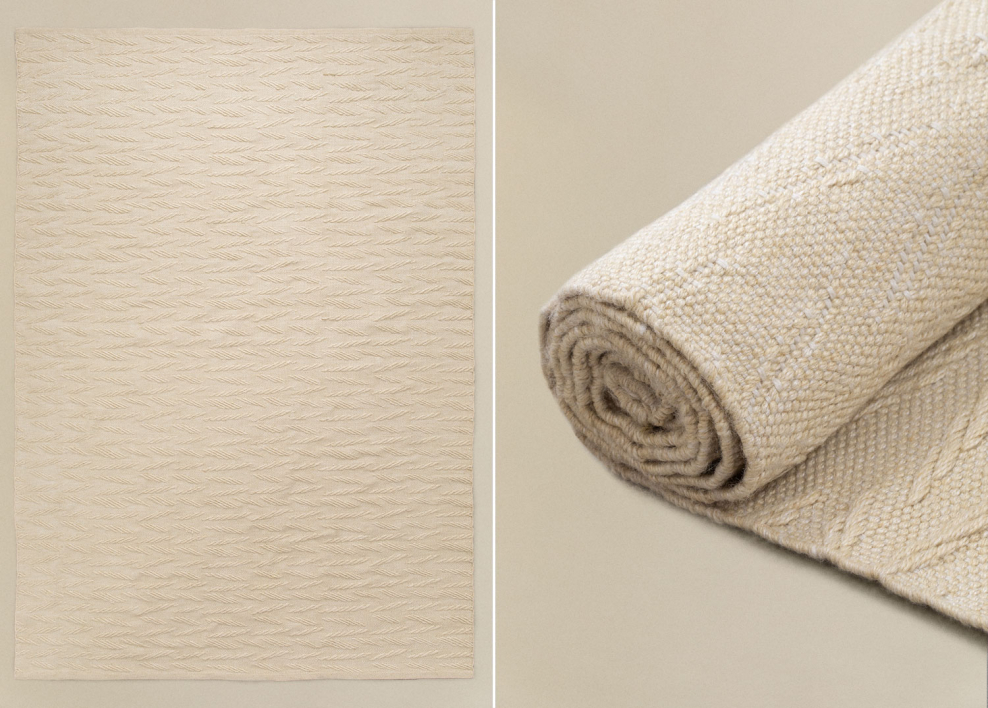 Ivaila rectangular outdoor polyethylene rug