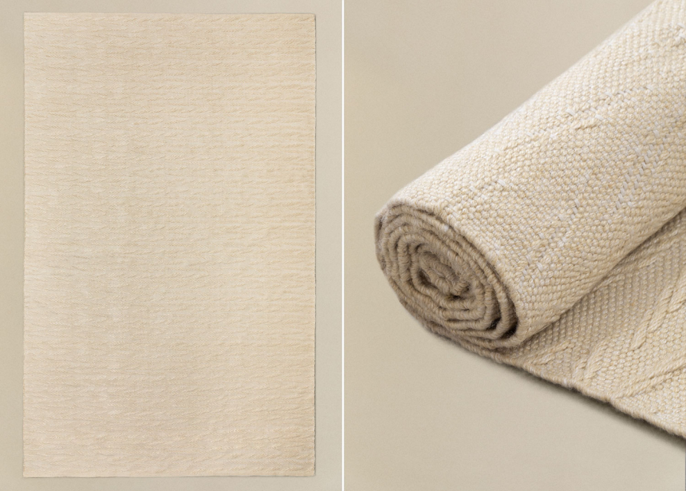 Ivaila rectangular outdoor polyethylene rug