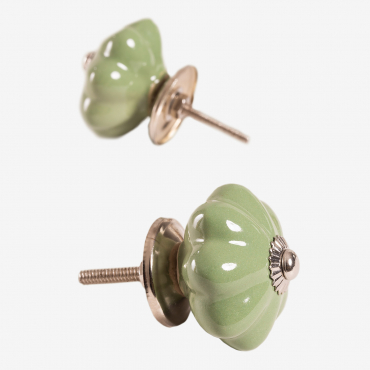 Pack Of 2 Tova Ceramic Handles Celadon Green - Sklum