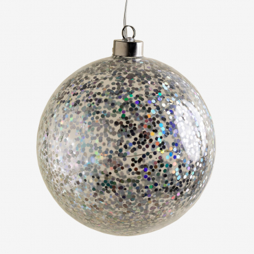 Decorative Sphere With Led Lights In Ruirik Glass Warm White - Sklum