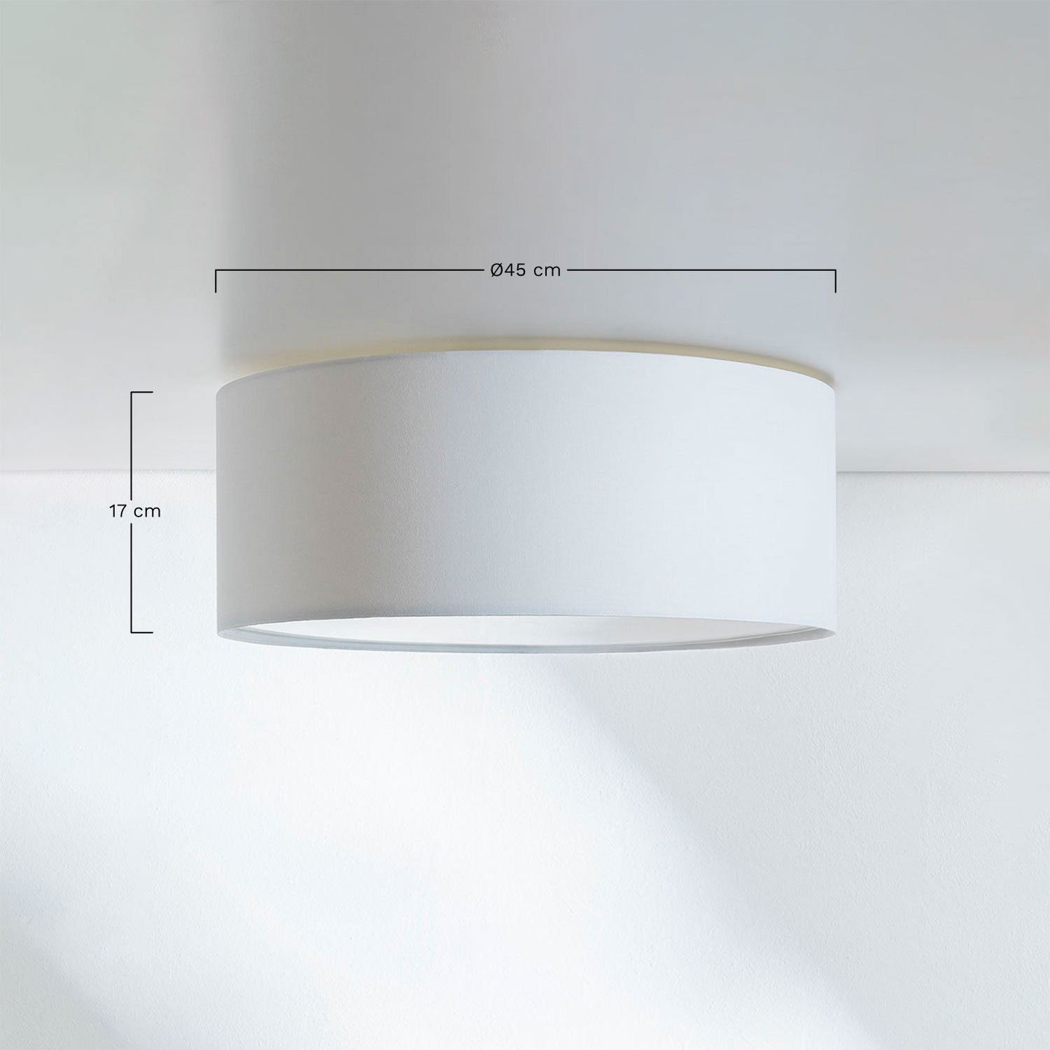 Ceiling Fabric light Dustyn , medidas