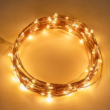 String Lights Lätt 10 M & Golden Rose - Sklum