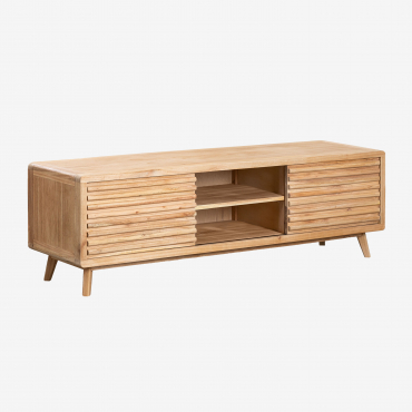 Deleyna Wooden Tv Cabinet ↔︎ 160 Cm - Sklum