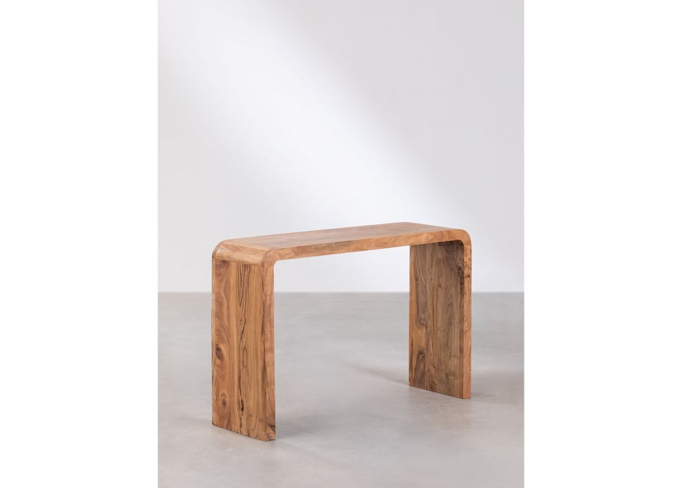 Vacry wooden hallway console table