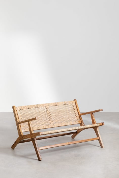 120 cm bench in Catua teak wood