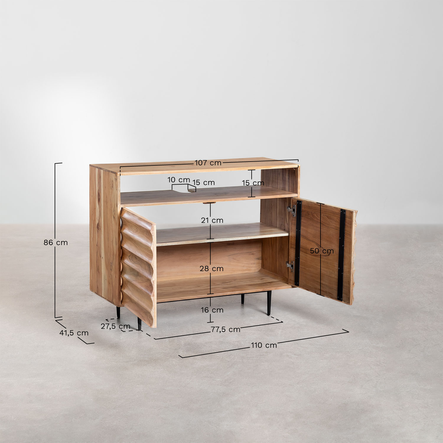 Petter Acacia Wood Bathroom SKLUM