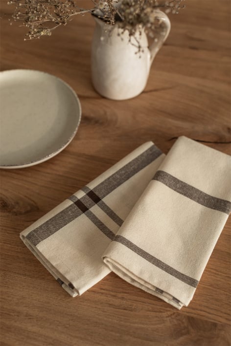 Set of 2 Ducase cotton napkins