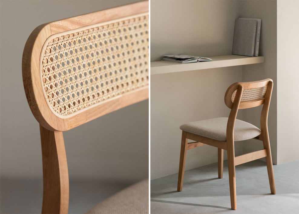 Leivel wooden dining chair