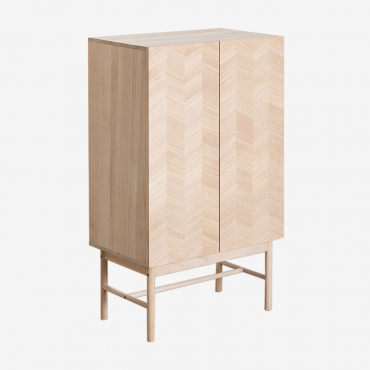 Garrik Wooden Wardrobe Natural - Sklum
