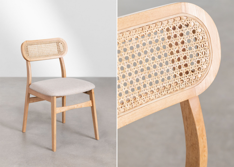 Leivel wooden dining chair
