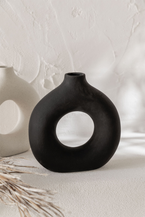 Dalita ceramic vase - Black