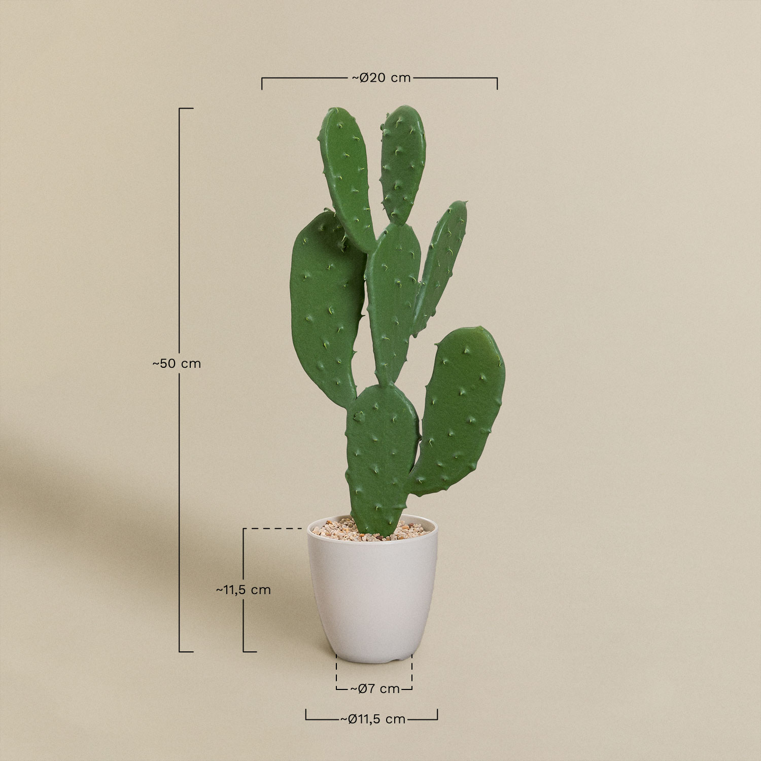 Artificial Cactus Nopal