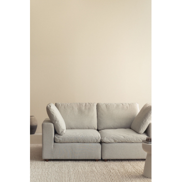 Airton 2 Piece Modular Sofa Glaciar Grey - Sklum