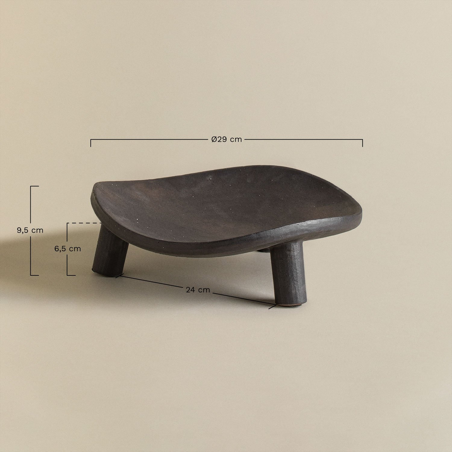 Kenzie ceramic decorative tray, medidas