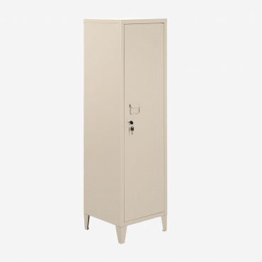 Pohpli Steel Locker Cabinet Tapioca Beige - Sklum