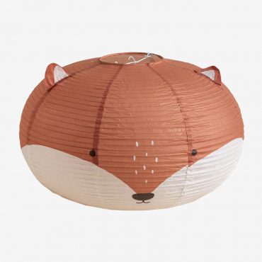Mignod Kids Rice Paper Lamp Shade Red Roof Tile - Sklum