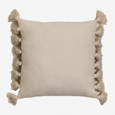Square Cotton Cushion (45x45 Cm) Monsey Beige Nature - Sklum