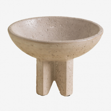 Decorative Cement Bowl Maryse Ø24 Cm - Sklum