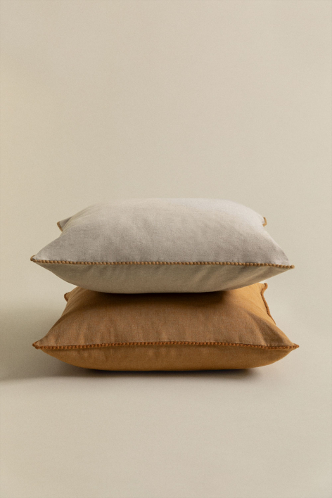 Square cushion 45x45 cm in Marmai cotton