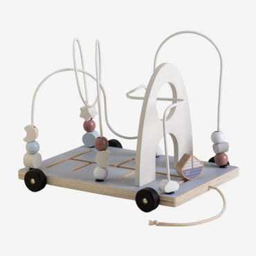 Pedrys Kids Wooden Bead Maze White - Sklum