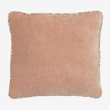 Square Velvet Cushion (45x45 Cm) Arjona Light Pink - Sklum