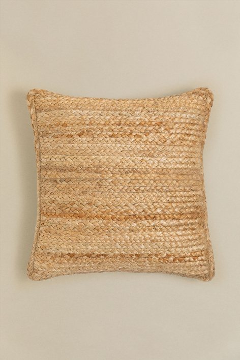 Square cushion 40x40 cm in Ticmon jute