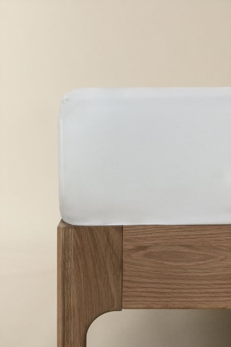 Sampras 300-thread count satin fitted sheet