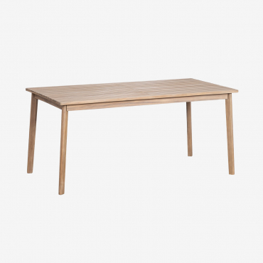 Rectangular Garden Table In Acacia Wood Kaela 180 X 90 Cm - Sklum