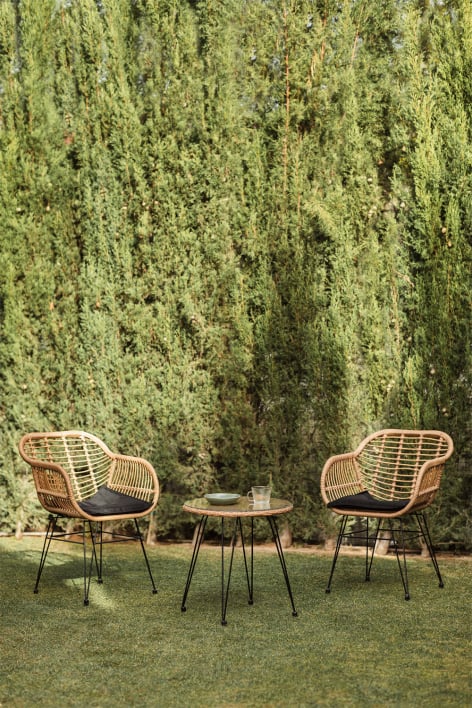 Meibel steel outdoor set