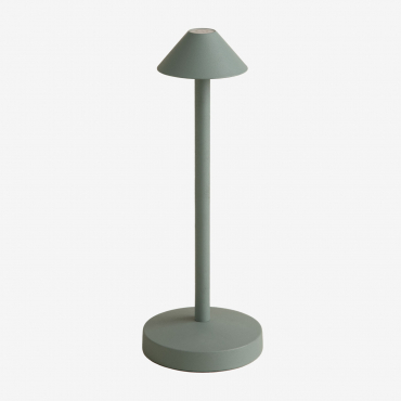 Wireless Led Outdoor Table Lamp Emilija Celadon Green - Sklum