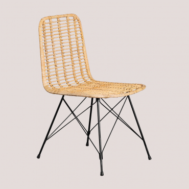 Likany Rattan Dining Chair Natural - Sklum