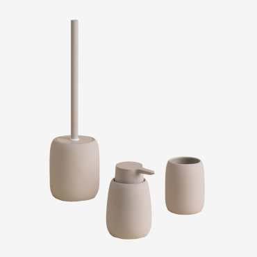 Aberden Bathroom Set Light Peony Pink - Sklum