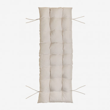 Kemy Sun Lounger Cushion Gardenia White - Sklum