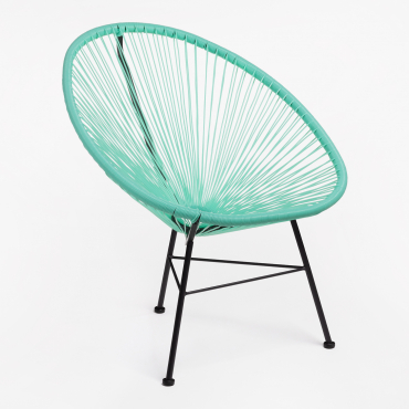 Pack Of 2 New Acapulco Armchairs Dusty Jade Green - Sklum