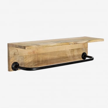 Orman Mango Wood Utensil Organizer Shelf Mango Wood - Sklum