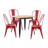 Set of 4 Chairs & Table LIX (80 x 80), thumbnail image 1