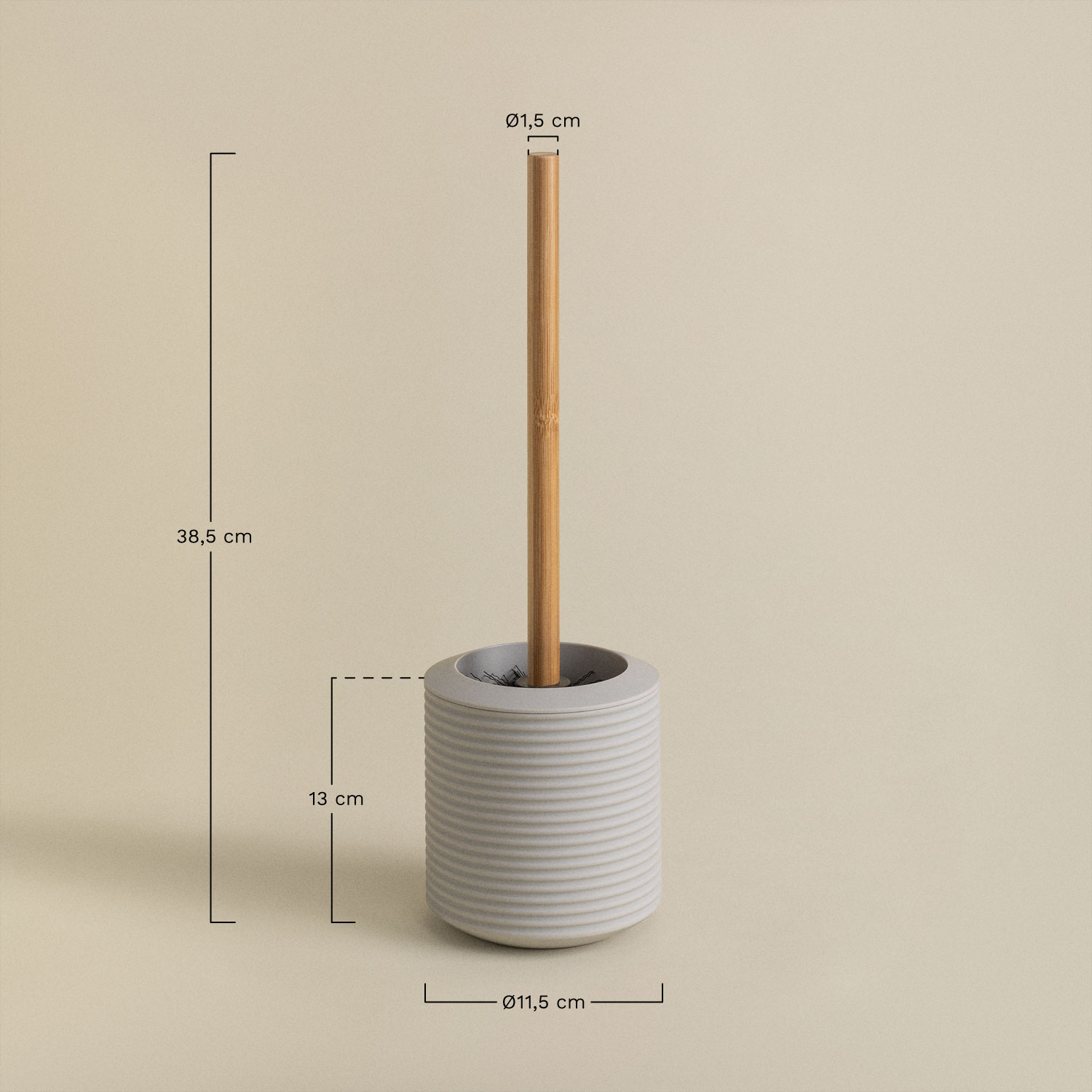 Remick Toilet Brush, medidas