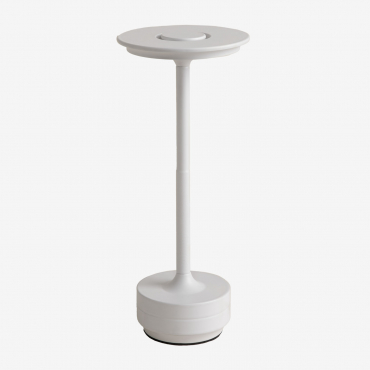 Rivkin Wireless Led Outdoor Table Lamp White - Sklum