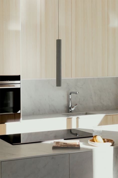 Amewa LED pendant ceiling lamp in cement