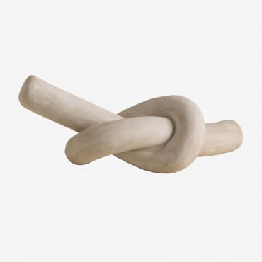 Decorative Cement Figure Ingela Off-white - Sklum